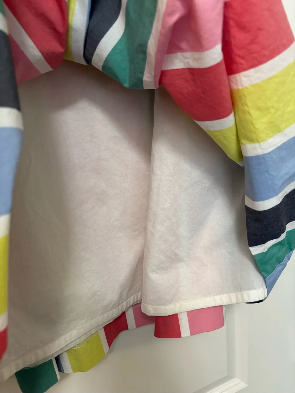 Boden Multicolor Soft Pleated 100% Cotton Skirt, Size 10